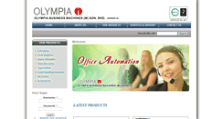 Desktop Screenshot of olympiabiz.com